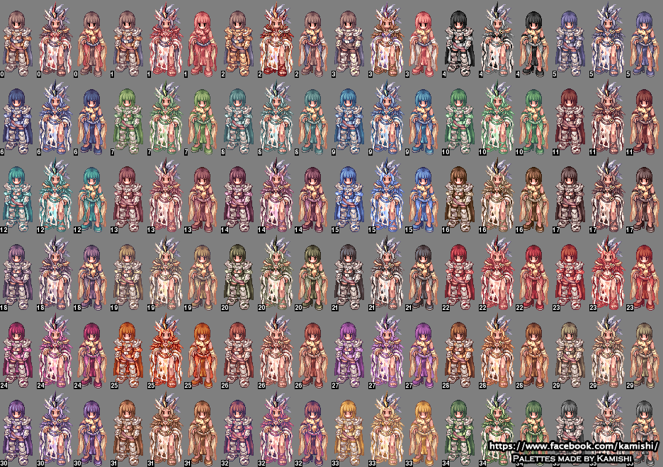 34 Kamishi's Clothes & Hair Palettes (Updated 2018!!)